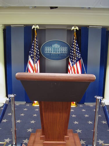 empty podium photo